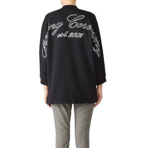 OPENING CEREMONY  LOGO DOLMAN SWEATSHIRT BLACK -M-